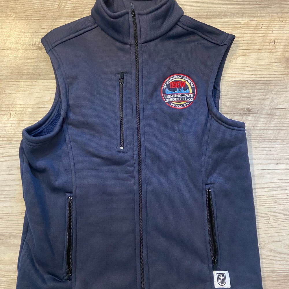 IBEW Men's Navy Blue Vest
